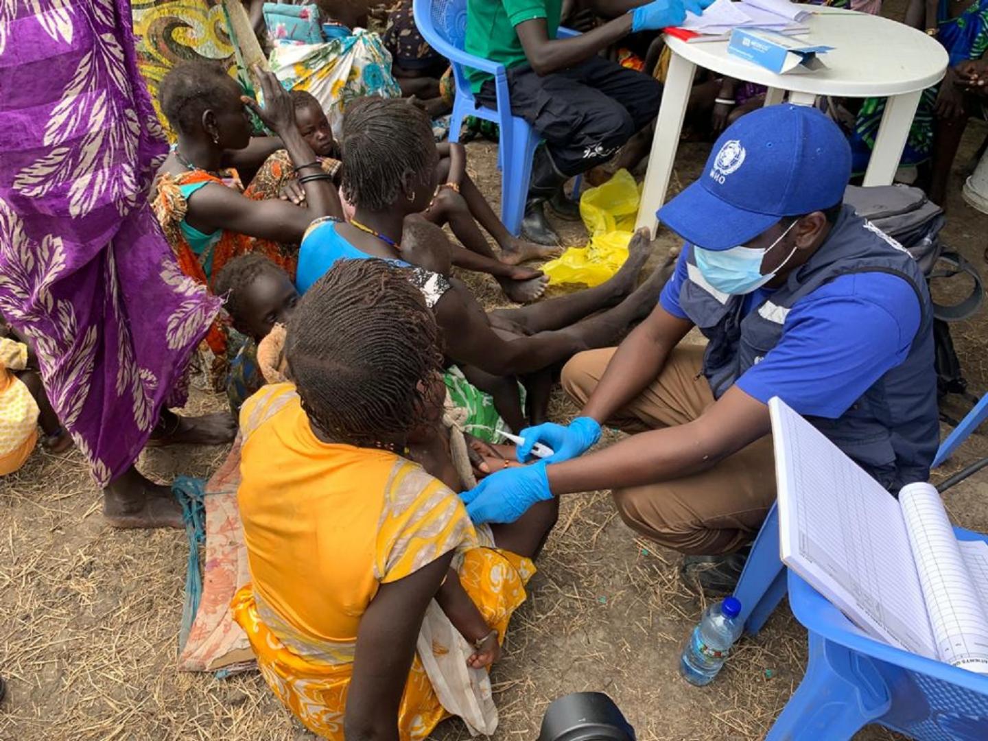WHO’s emergency Mobile Medical Team provides the much-needed health and nutrition support to the affected population