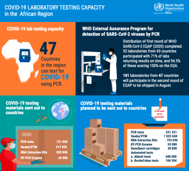 COVID-19 laboratory testing capacity in the African Region