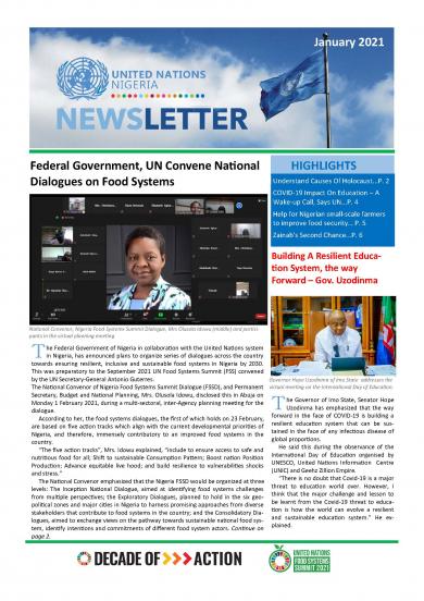 January 2021 Newsletter