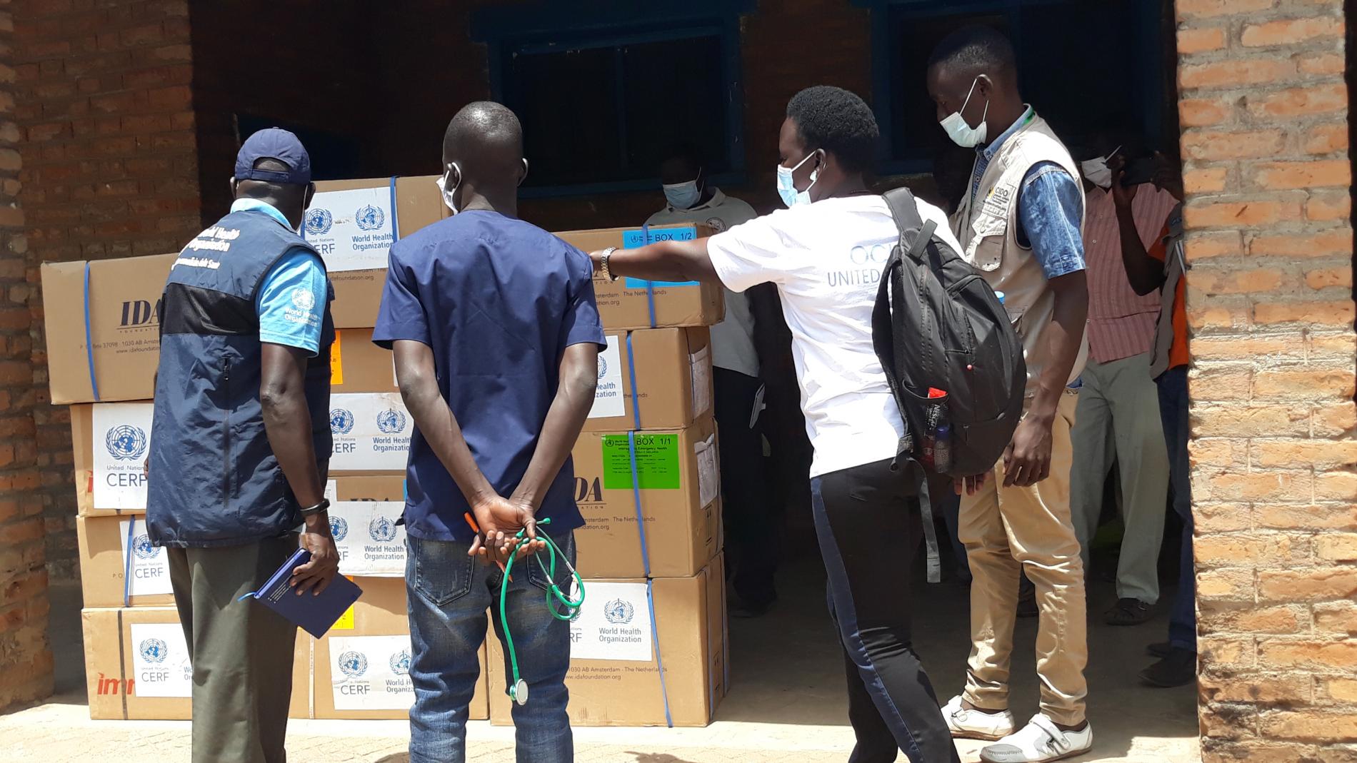 WHO delivered lifesaving medicines and medical supplies to assist the internally displaced people, returnees and host communities in Lainya, Wonduruba and Katigiri counties of Central Equatoria State
