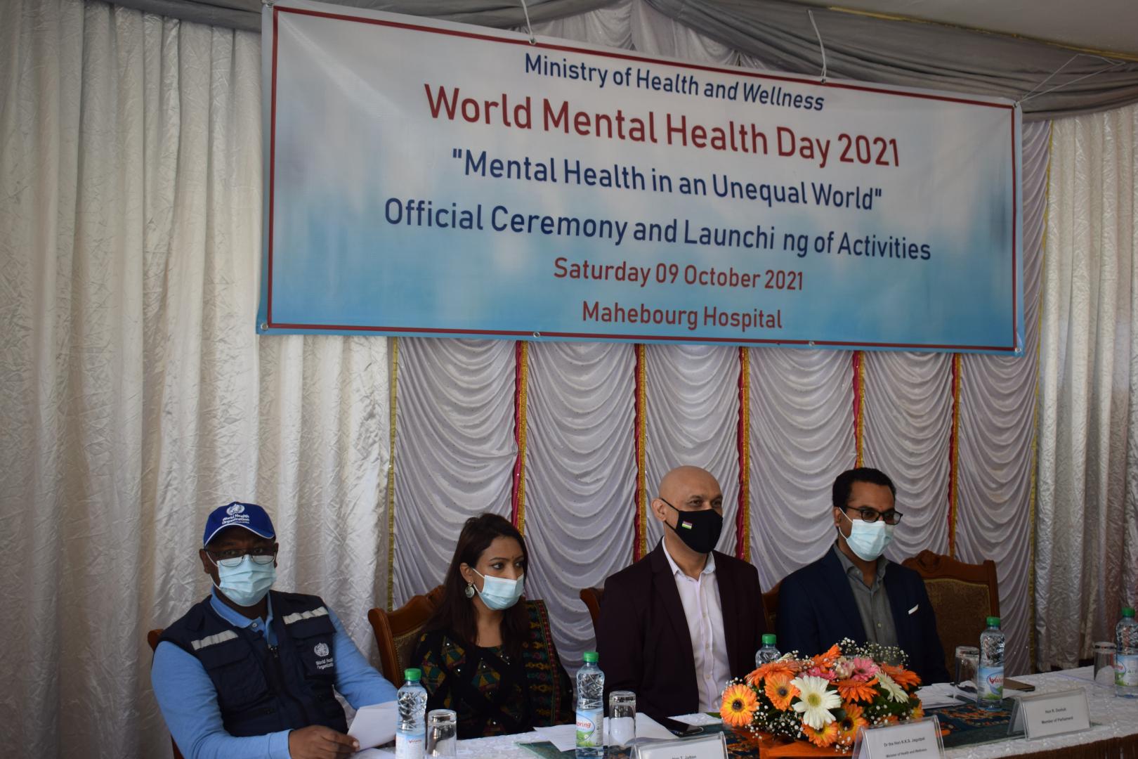 Launching of activities in the context of the World Mental Health Day 2021, Mauritius 