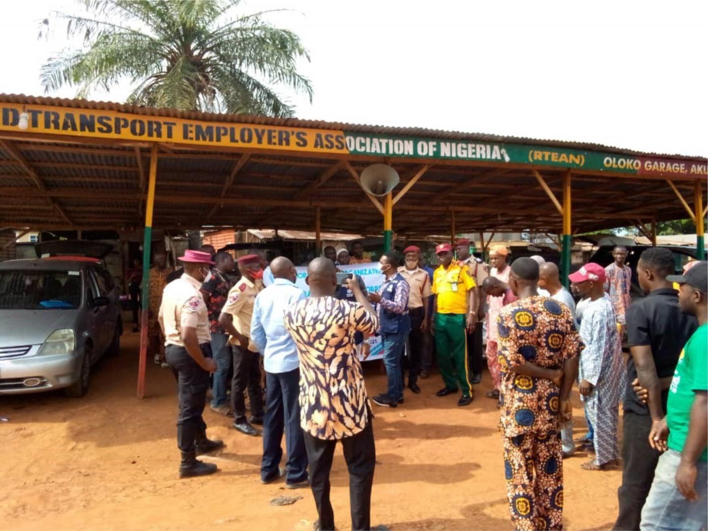 WHO COVID-19 Response Coordinator sensitizing drivers on the need for Low speed in commemoration of the World Day of Remembrance for Road Traffic Victims in Ondo State