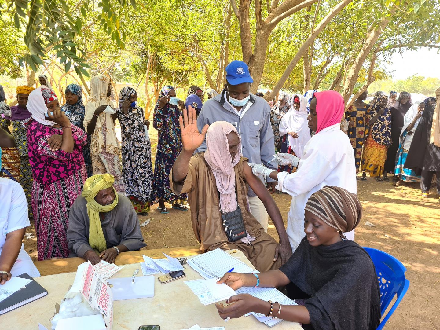 Les Personnes Déplacées Internes vaccinées contre la COVID-19 au Mali 