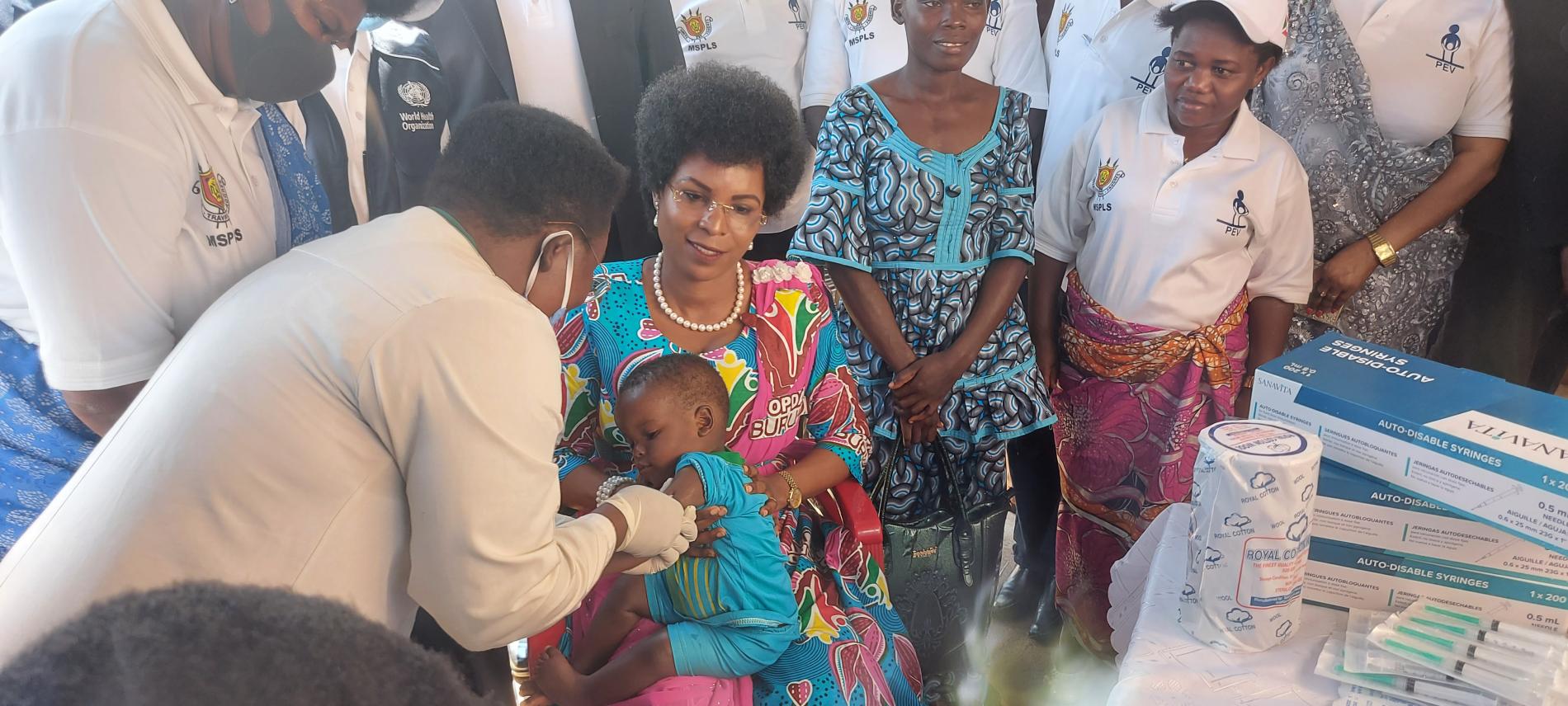 L’OMS aux côtés du Burundi pour le lancement de la campagne de vaccination contre la rougeole et la rubéole.