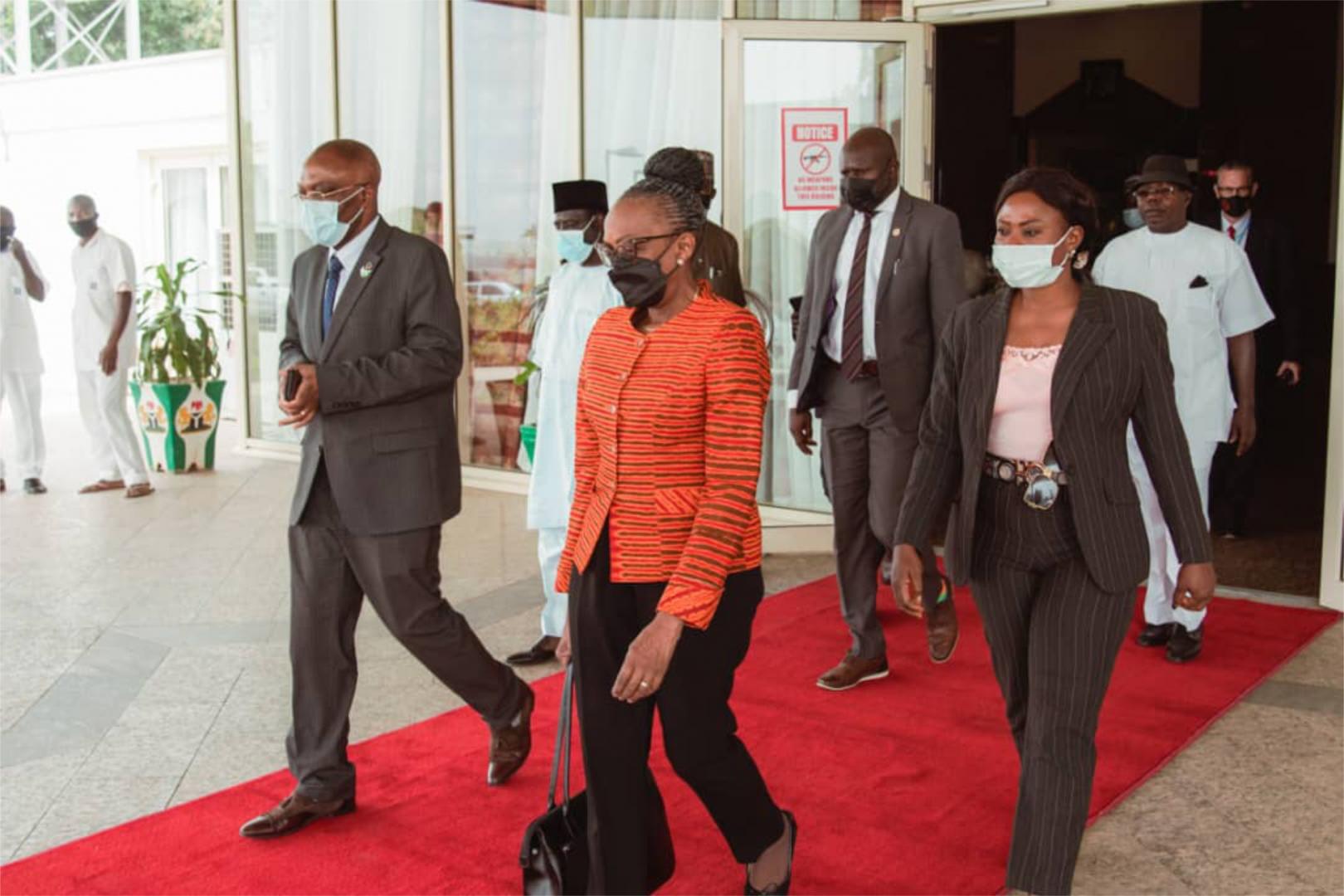 Dr Moeti arriving Nigeria for the High level meeting
