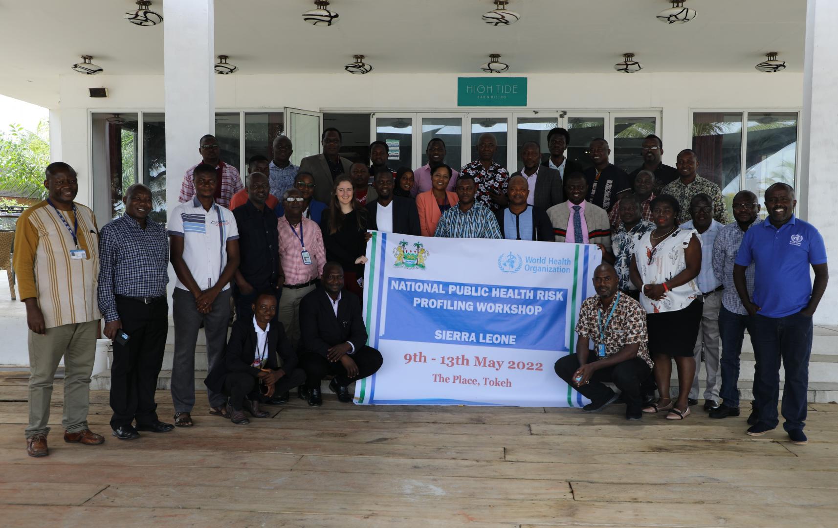 Group photo of partners and government officials from the human, animal and environmental health sector 