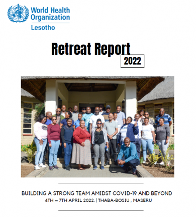 WHO Lesotho Retreat Report 2022