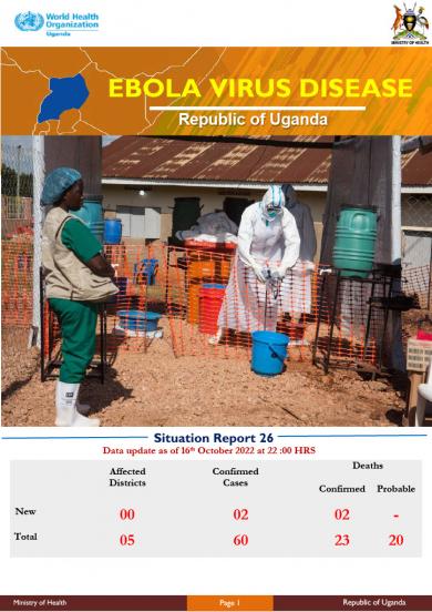 Ebola Virus Disease in Uganda SitRep - 26