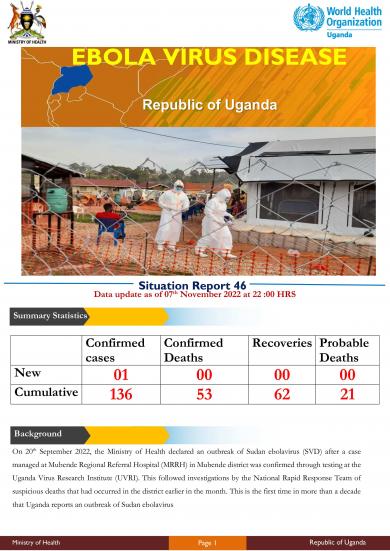 Ebola Virus Disease in Uganda SitRep - 46