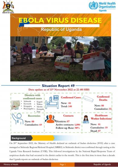 Ebola Virus Disease in Uganda SitRep - 49