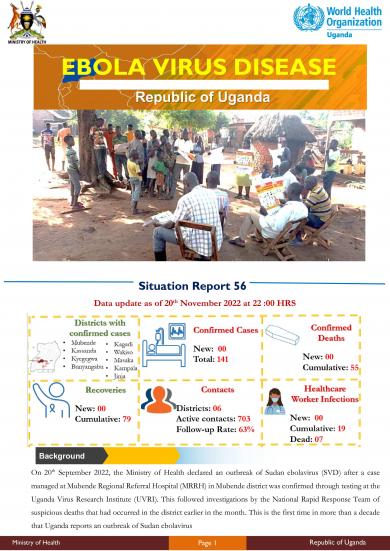 Ebola Virus Disease in Uganda SitRep - 56