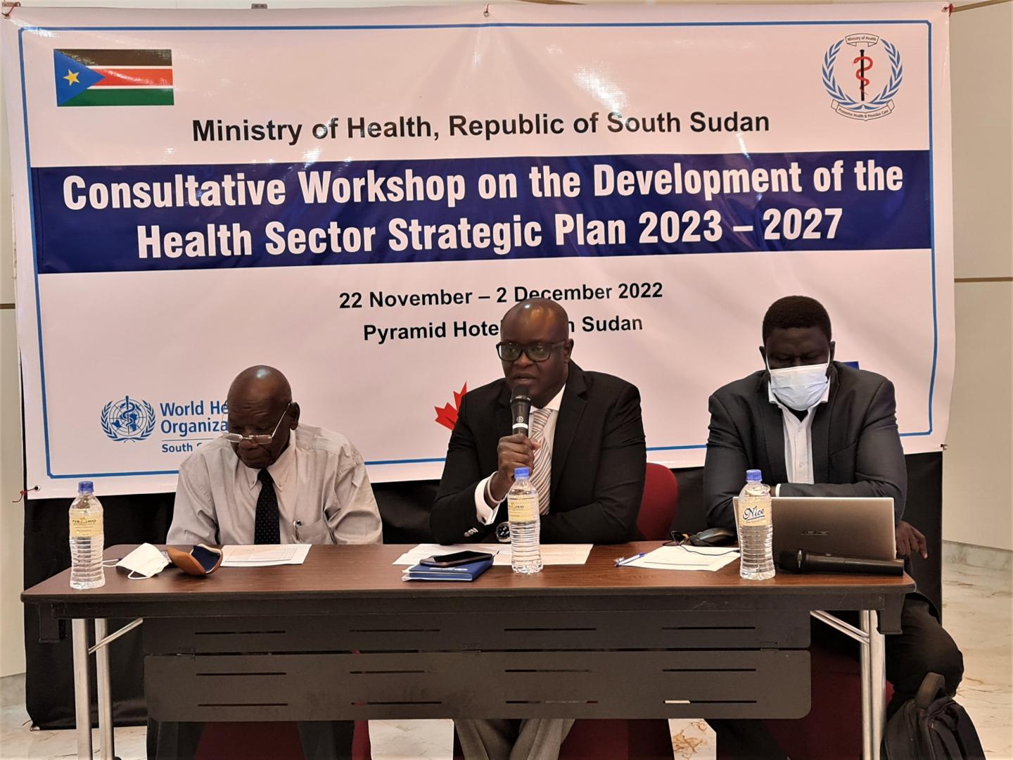 South Sudan develops the next health sector strategic plan 2023-2027