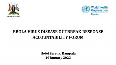 EBOLA VIRUS DISEASE OUTBREAK RESPONSE ACCOUNTABILITY FORUM - 10 January 2023