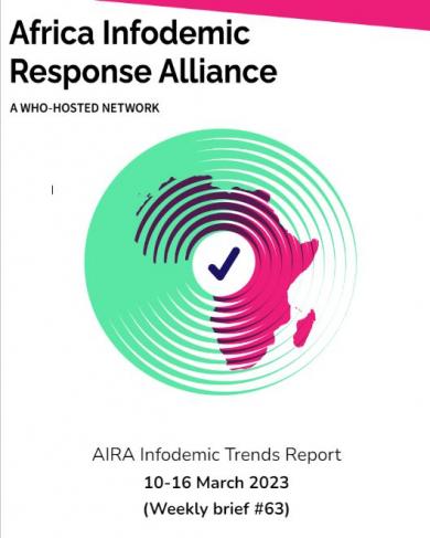 AIRA Infodemic Trends Report - March 10 (Weekly Brief #63 of 2023)