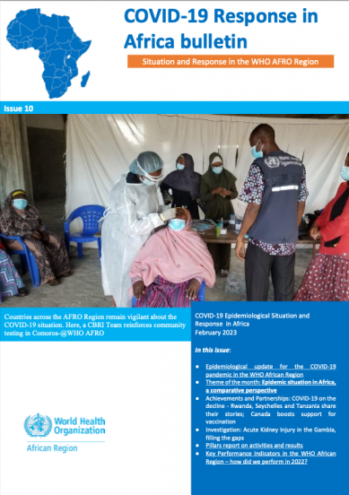 COVID-19 Response in Africa bulletin - Situation and Response in the WHO AFRO Region 
