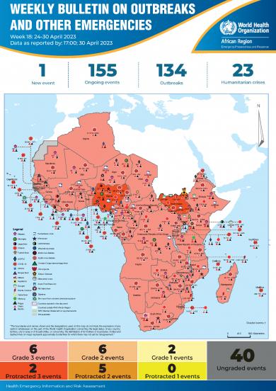 Outbreaks And Emergencies Bulletin Week 18 24 30 April 2023 Who Regional Office For Africa 