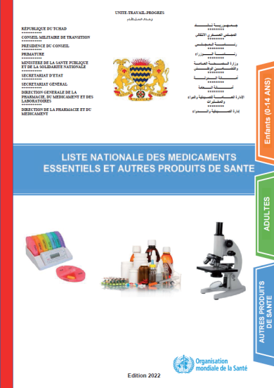 Liste Nationales des Médicaments Essentiels du Tchad 2022