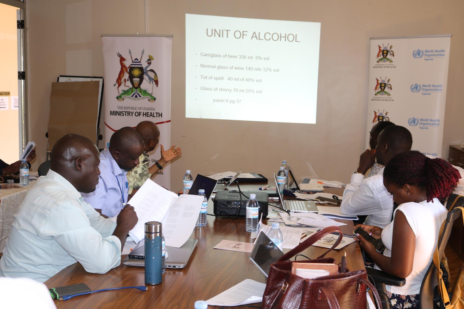 Drafting a manual on alcohol use disorders in Uganda