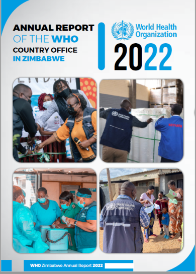 WHO Zimbabwe Annual Report Cover Page