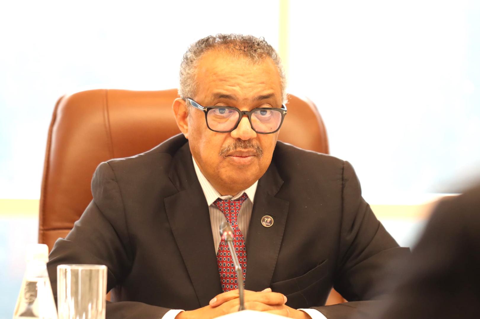 World Health Organization (WHO) Director-General, Dr Tedros Adhanom Ghebreyesus