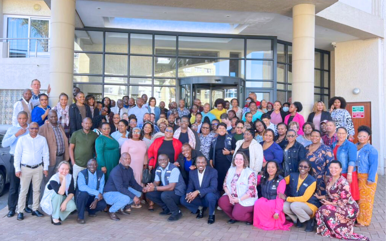 Participants posing for a photo at the Cholera Preparedness Training