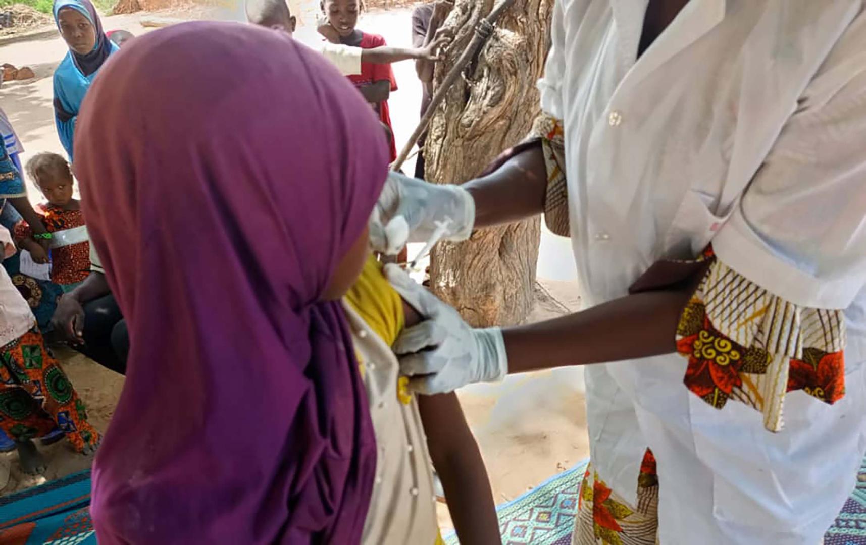 Epidémie de diphtérie : La campagne de vaccination de riposte dans l’épicentre de l’épidémie à Mataméye a lieu du 20 au 24 novembre 2023