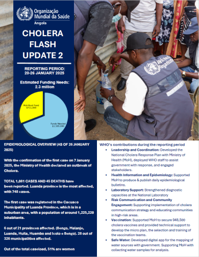 WHO Flash Cholera Update 2
