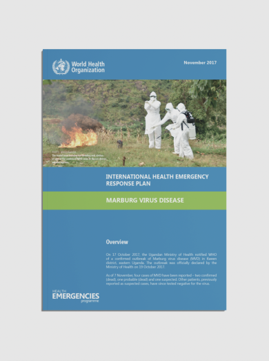 International Health Emergency Response Plan: Marburg Virus Disease