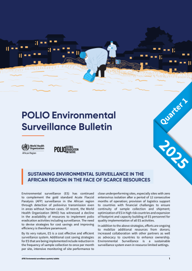 Polio Environmental Surveillance Bulletin