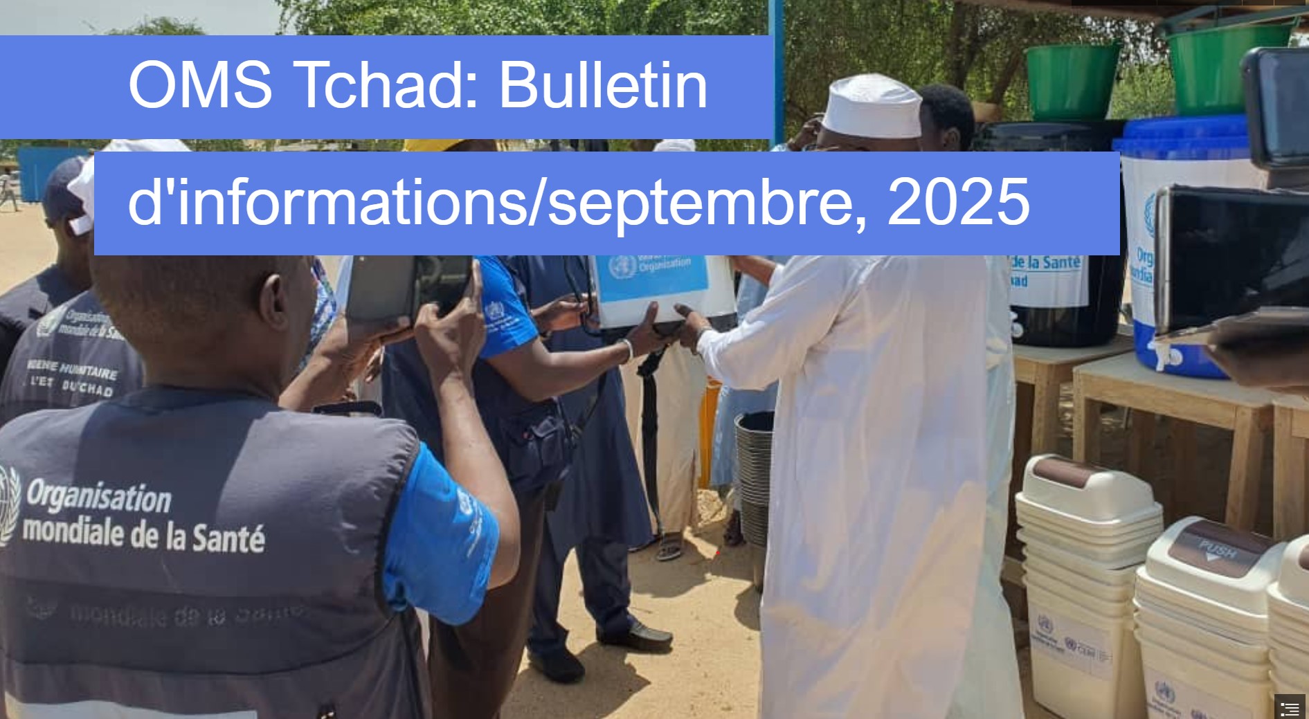 Bulletin mensuel d'Informations, OMS-Tchad, septembre 2025