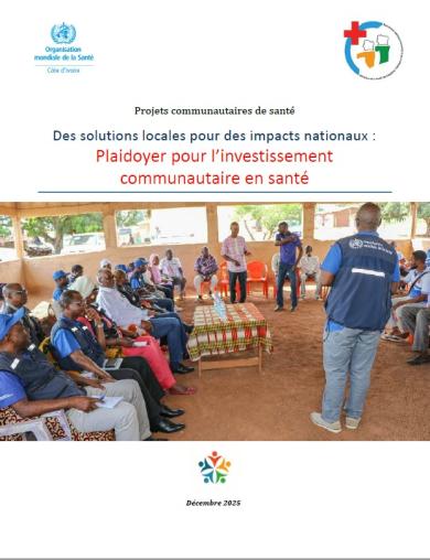 Couverture du document de plaidoyer