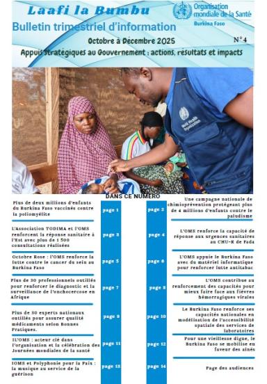 Bulletin trimestriel d’information : octobre – décembre 2025