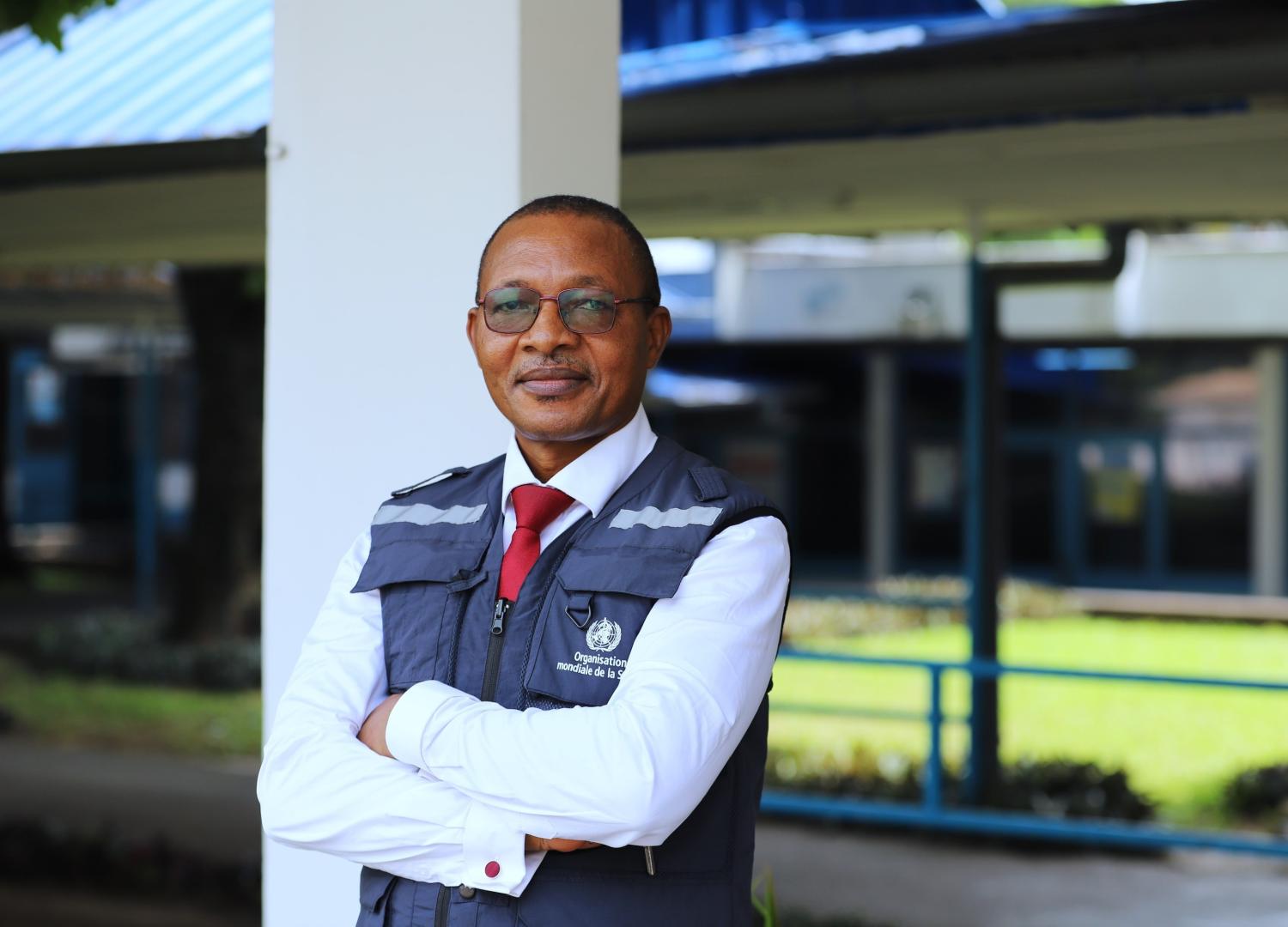 Le Dr Richard Fotsing, chef de l’équipe de préparation et de réponse aux urgences sanitaires au Bureau de l’Organisation mondiale de la Santé en RDC