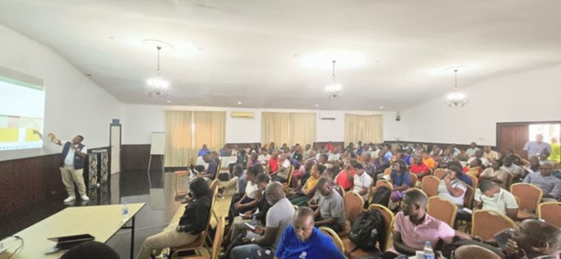 : Presentation on micro-planning for vaccine dose allocation during the HPV and Mpox vaccination campaign review meeting 