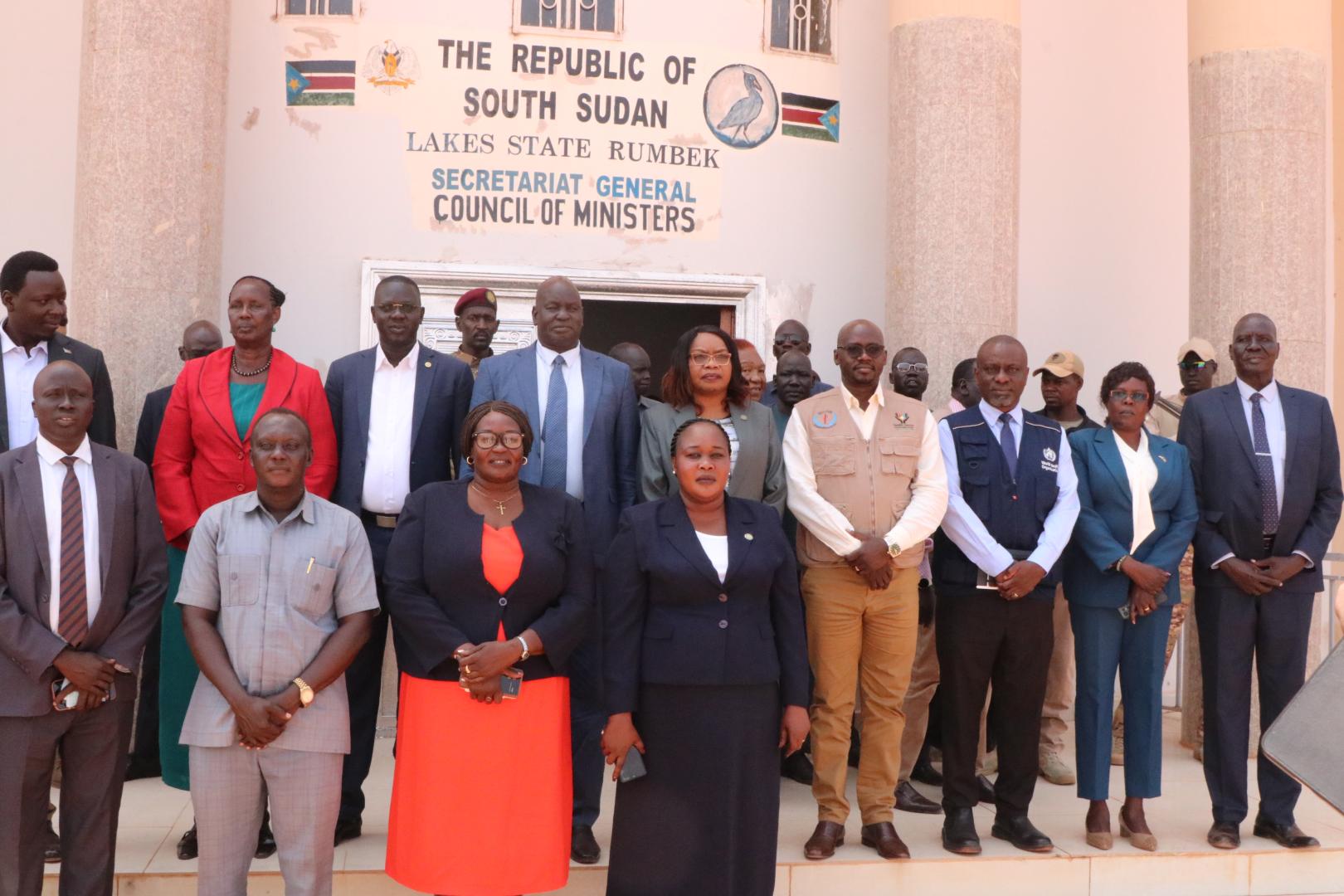 Minister of Health and WHO Representative visit Lakes and Warrap States to bolster health service delivery