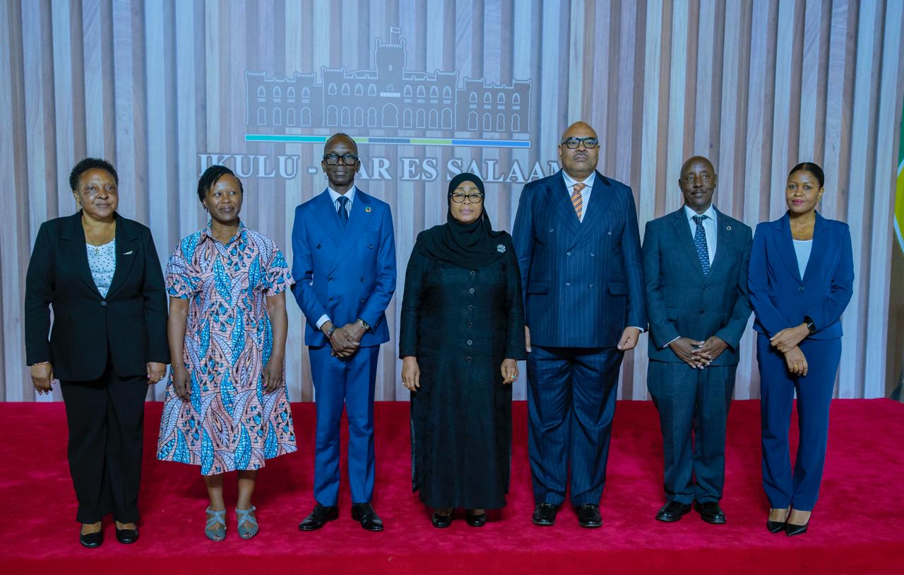 President of Tanzania meets WHO Regional Director and WHO delegation, UN Resident Coordinator in Tanzania, and Deputy Minister Ministry of Health