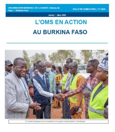 Bulletin trimestriel janvier - mars 2026 - OMS Burkina Faso