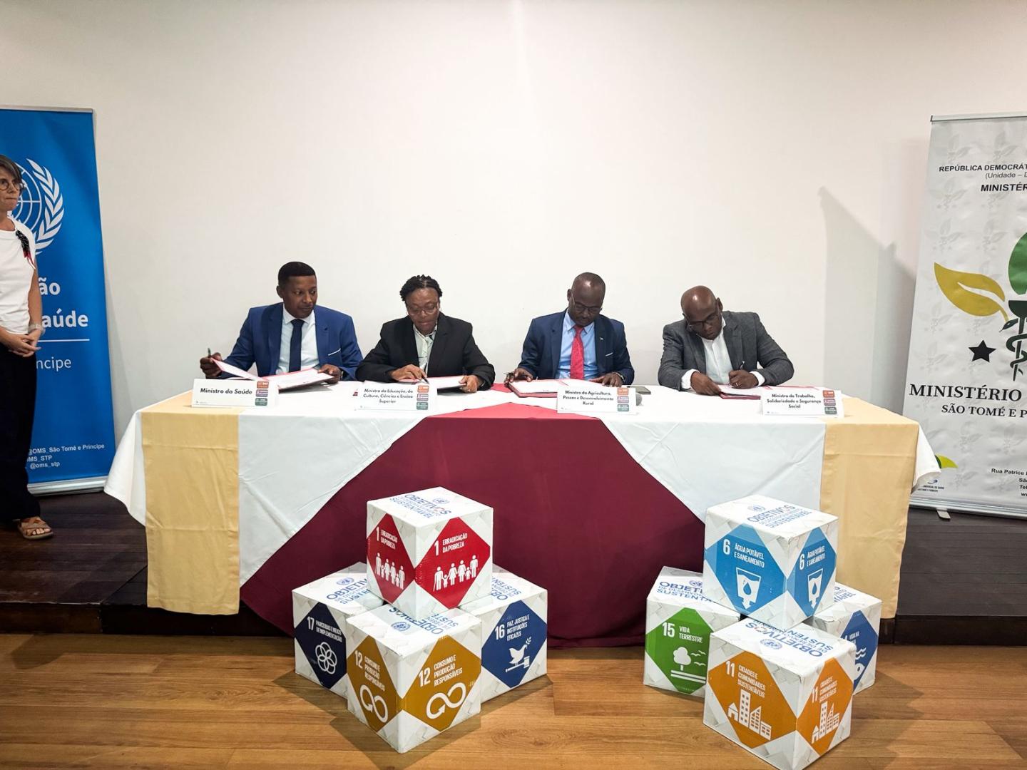 Assinatura do pacto interministerial