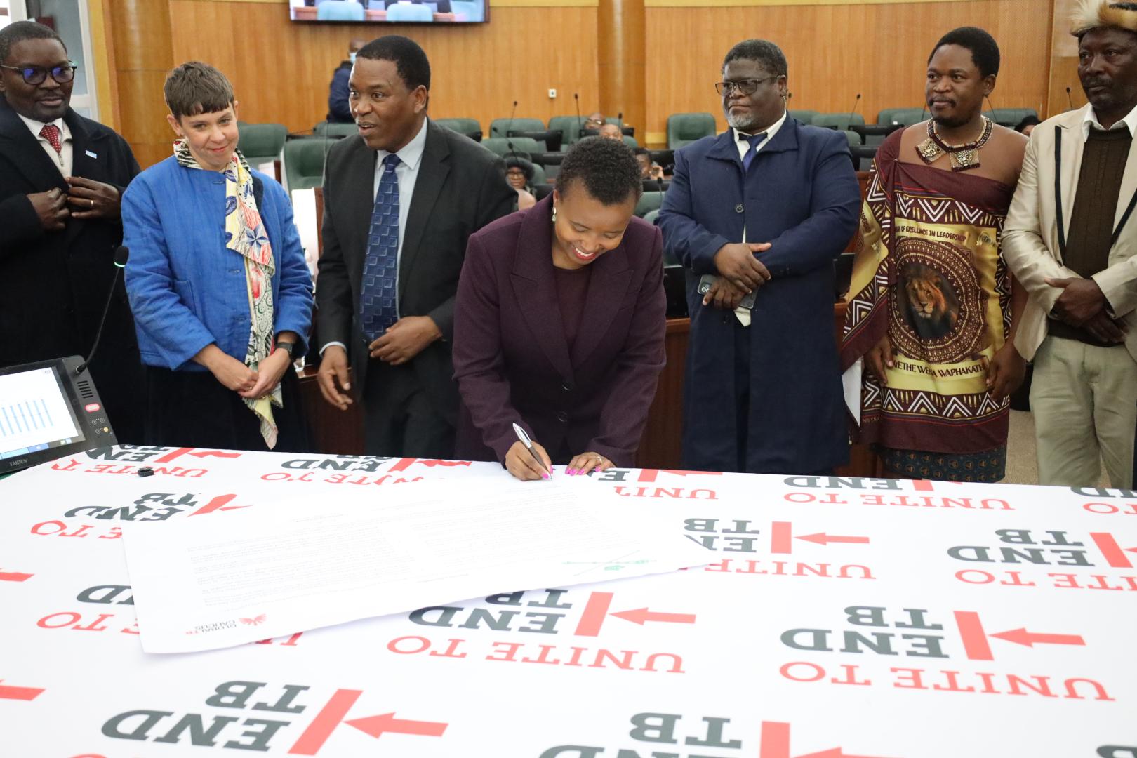 Launch of Lesotho TB Parliamentary Caucus