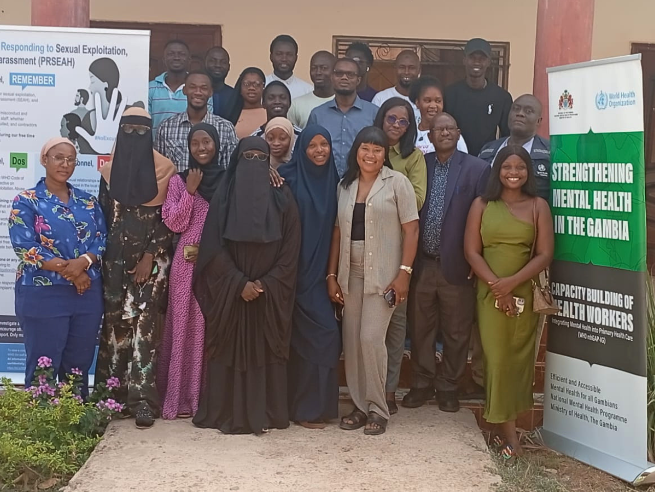Healthcare workers from across The Gambia attend WHO-supported training to expand access to mental health care.