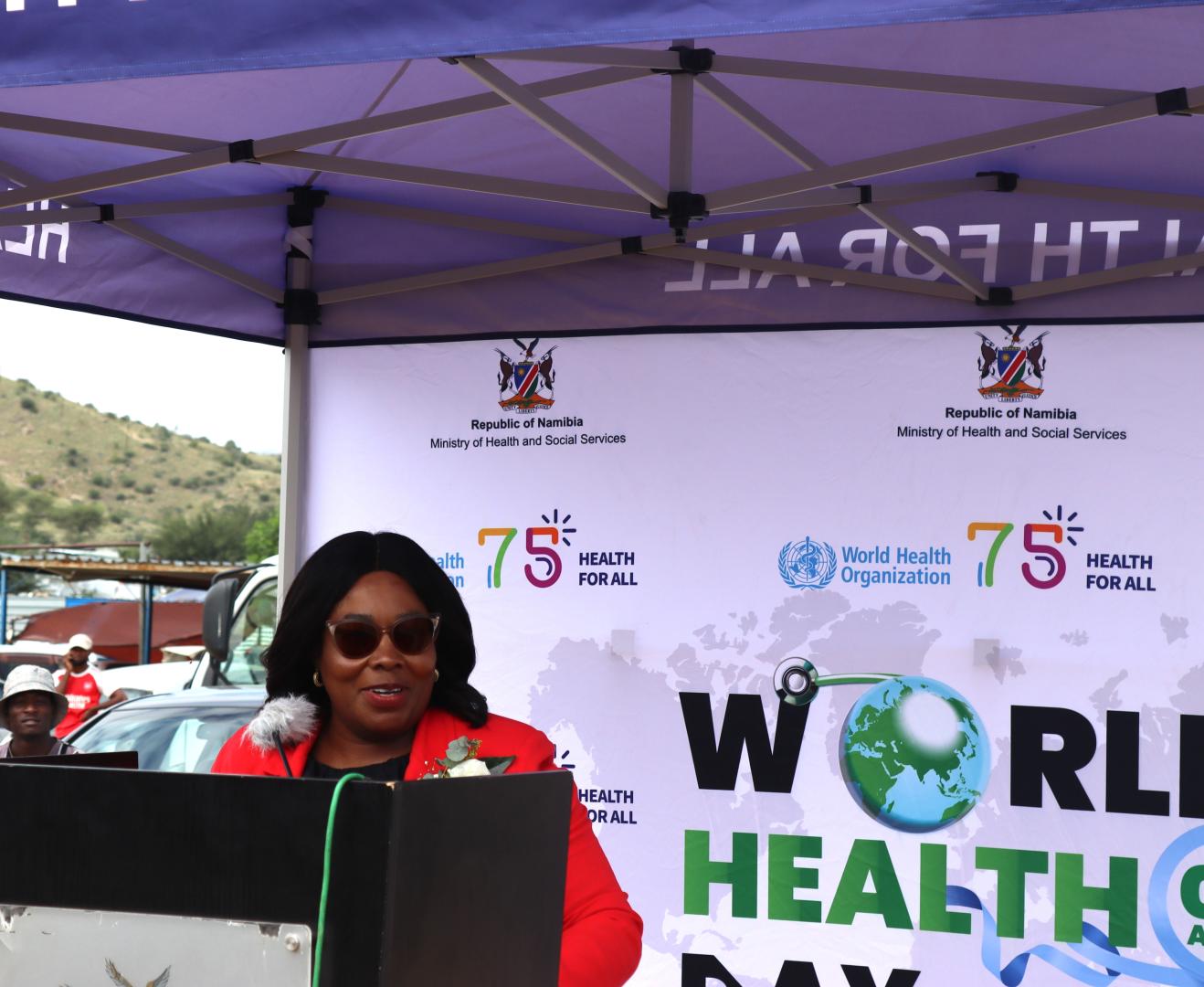 Deputy Minister of Health and Social Services, Hon Hambeleleni Ndjaleka