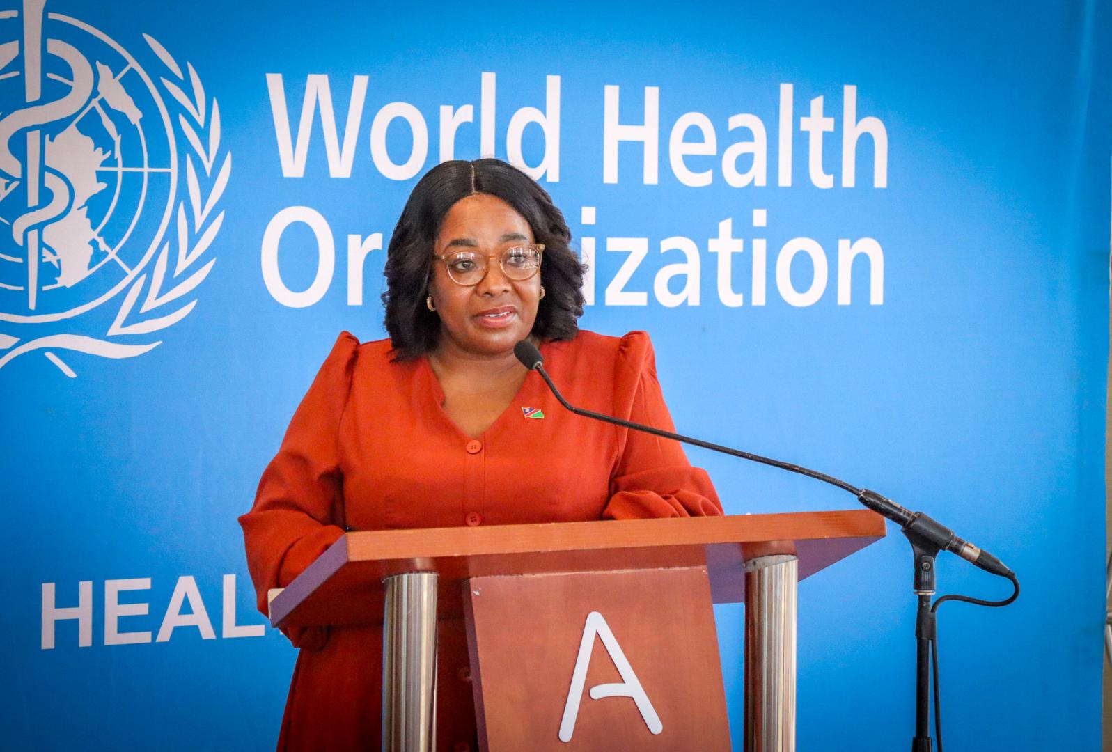 Deputy Minister of Health and Social Services, Hon. Suzan Ndjaleka