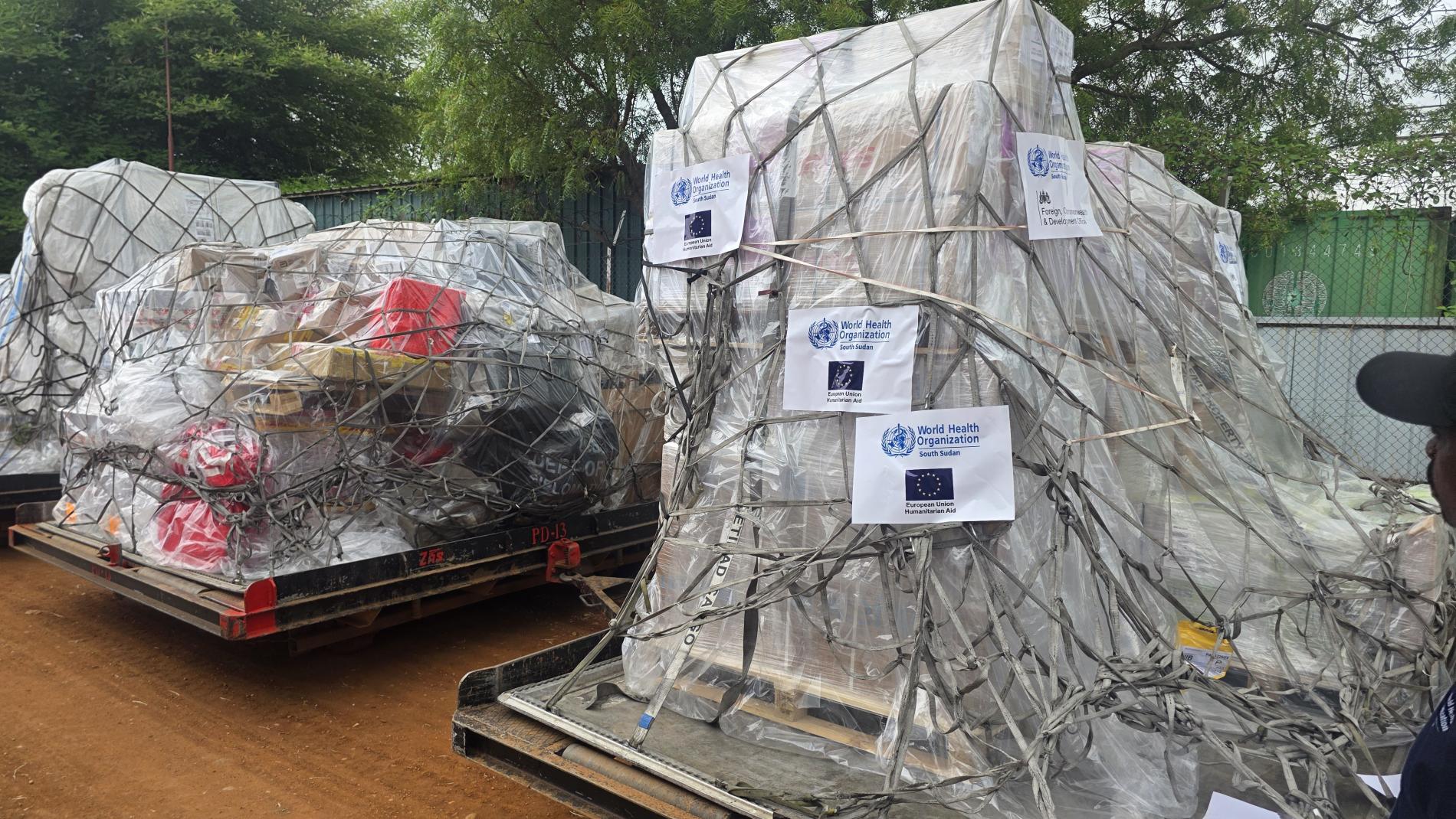 South Sudan receives emergency medical supplies to strengthen cholera response