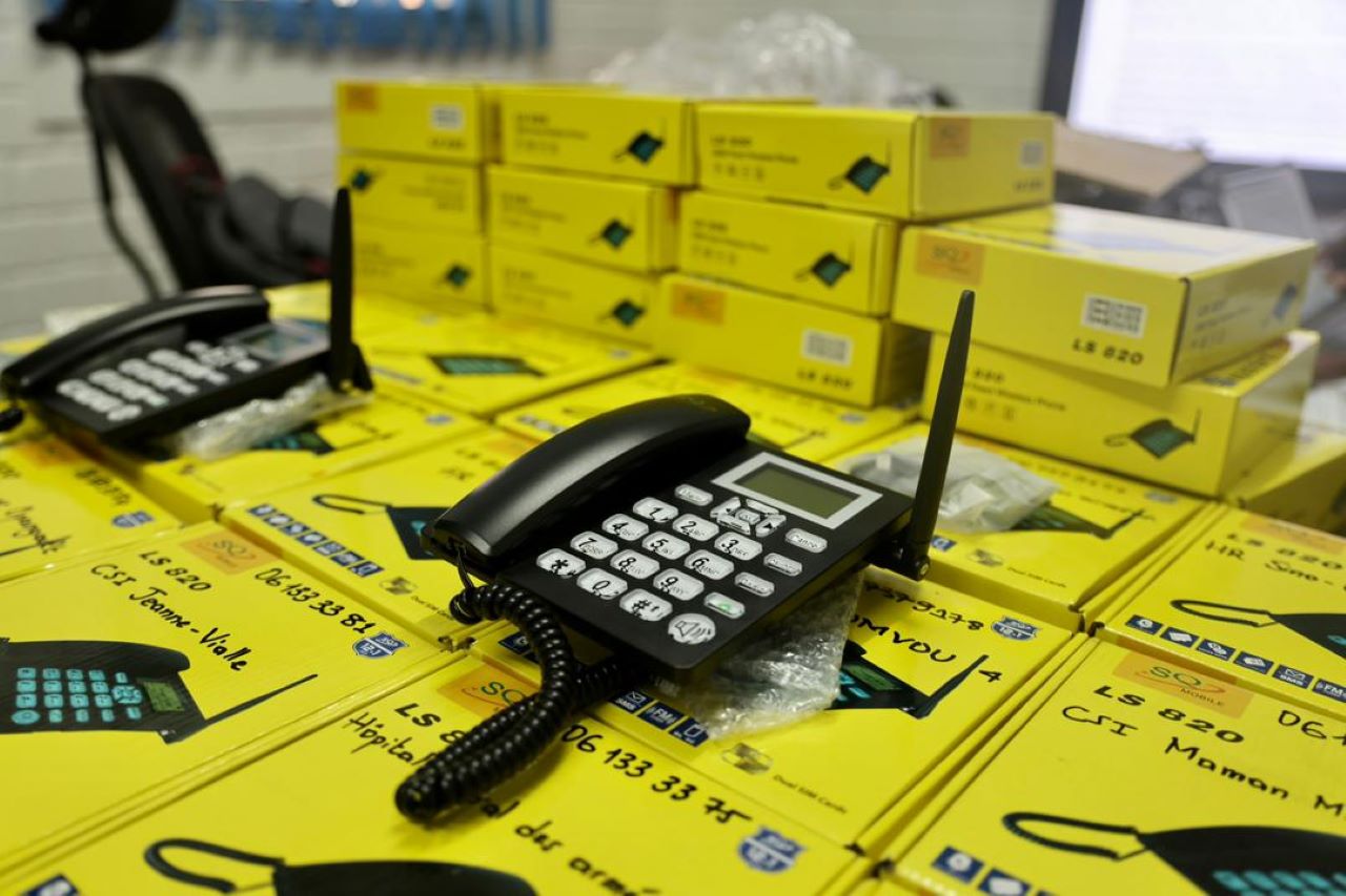 Lot de téléphones fixes destinés aux centres de santé intégrés et hôpitaux de Brazzaville et Pointe-Noire