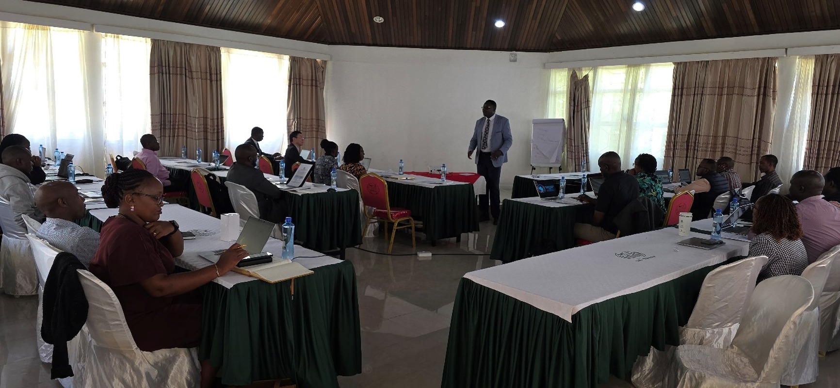 Participants at a technical working session on Kenya’s national tobacco cessation guidelines