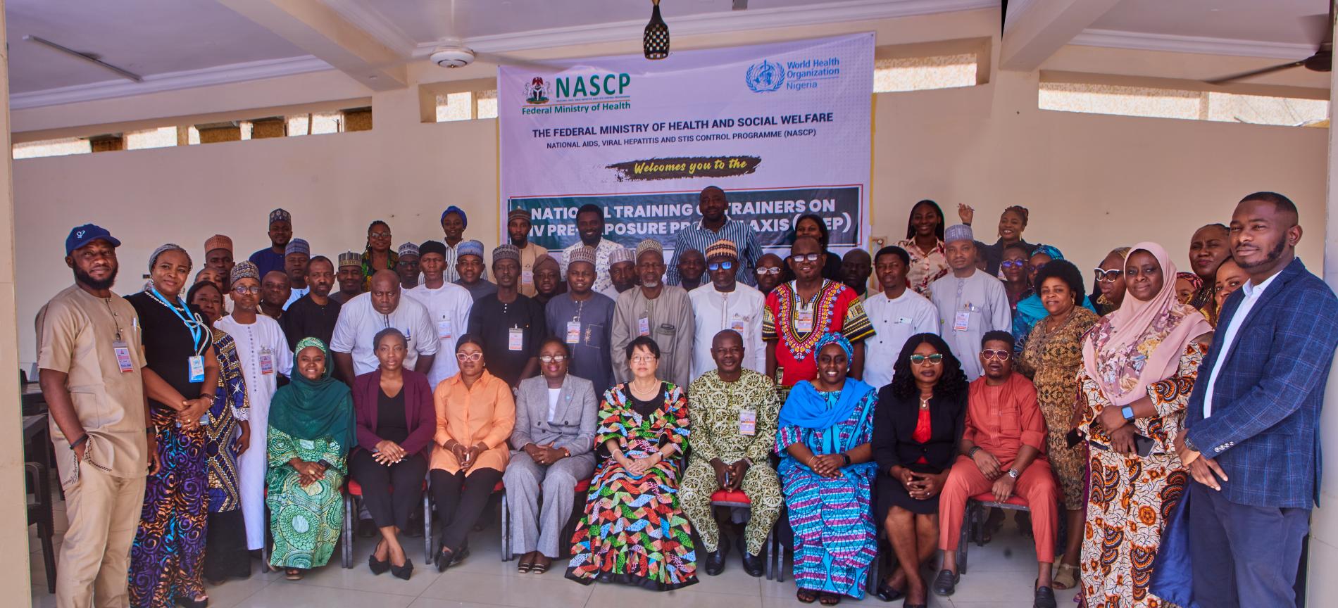 Group Photographs with participants at the workshop in Abuja