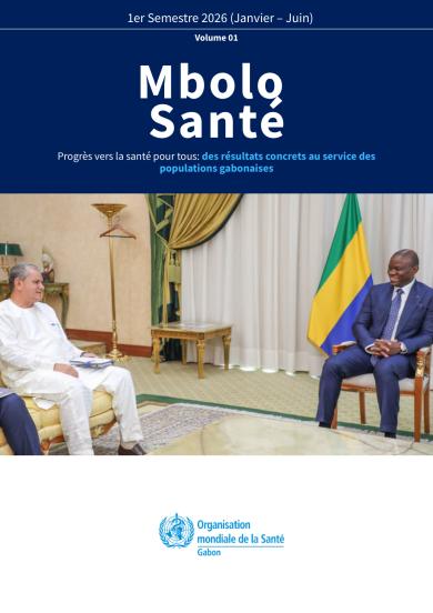 Couverture — Mbolo Santé, Newsletter OMS Gabon, 1er Semestre 2026