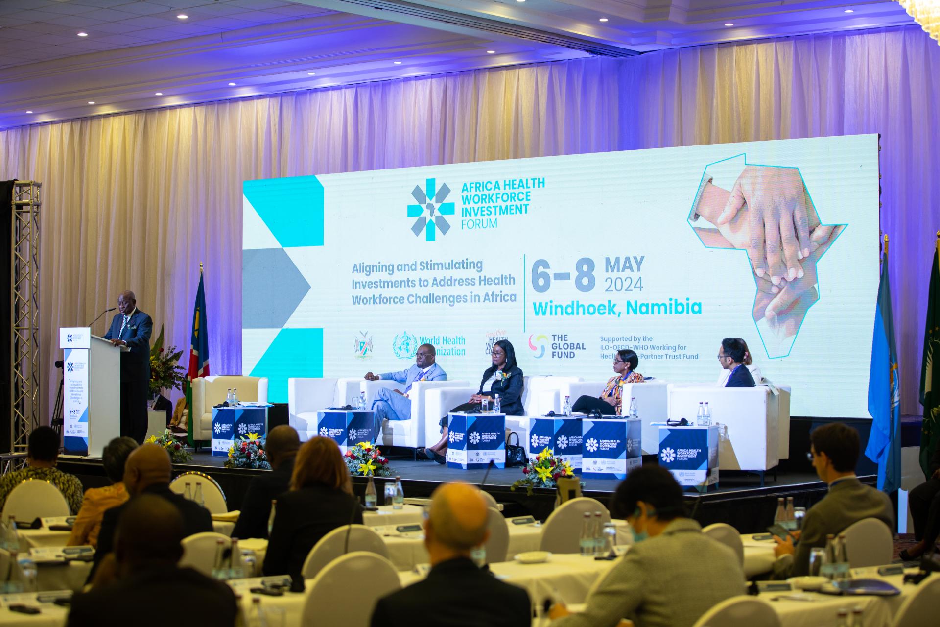African leaders at the Health Workforce Forum