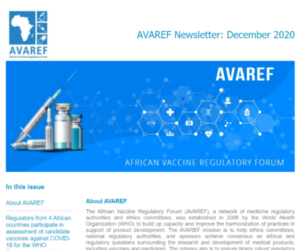 AVAREF Newsletter December 2020
