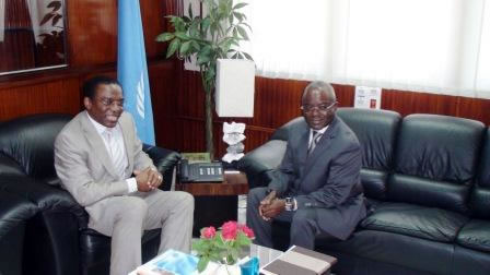 01 WHO Regional Director for Africa welcomes Congolese Health Minister to Regional Office  Djoue Brazzaville.jpg